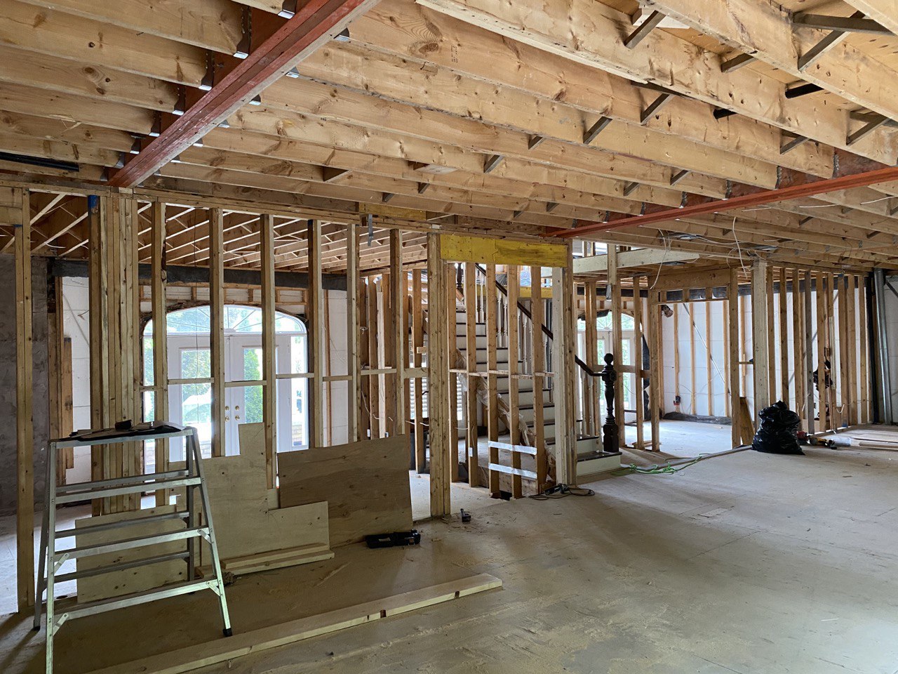 Load bearing wall removal